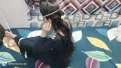Hot Indian Aunty: Nadržený desi pár má hardcore sex v noci