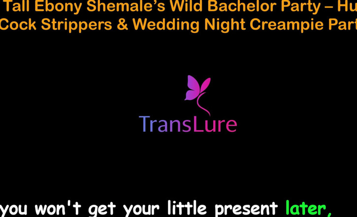 TransLure: English Audio Sex Story - Tall Ebony Shemale’s Wild Bachelor Party -...