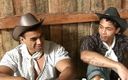 DudeDare: Cowboy erotici o fac fără prezervativ la capse