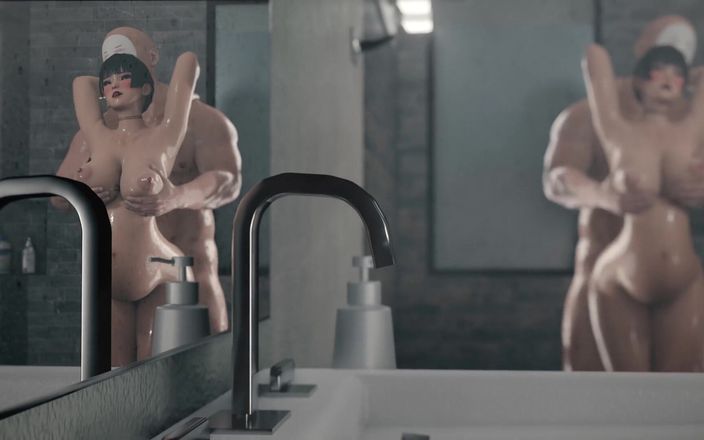 Velvixian 3D: Prysznic Nyotengu (wersja w ciąży)