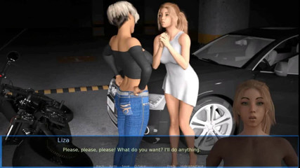 Dirty GamesXxX: Liza의 이야기 - 야외 공원에서 바보 같은 소녀를 따먹는 남자 - 15화