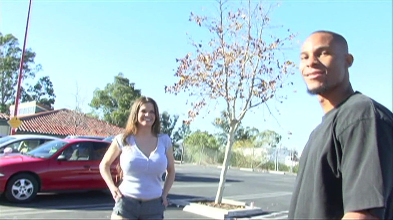 Get Your Fix: Big tit chick picked up by smooth talking black dude