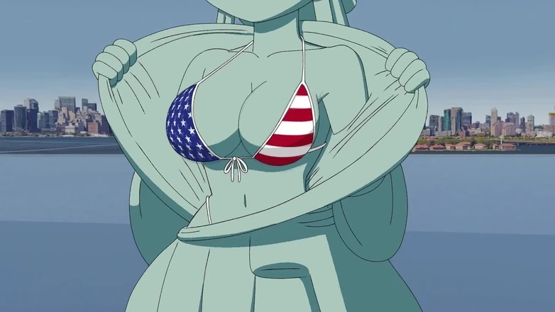 PixelAftDark: 4th of July by Statue of Liberty Hentai Animation