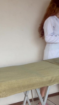 Full Massage 30min - Redhead Camila Makes Happy Ending with Cum in the Face