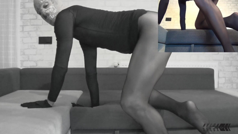 Nylondelux: Oroblu sin costura semen en nylon