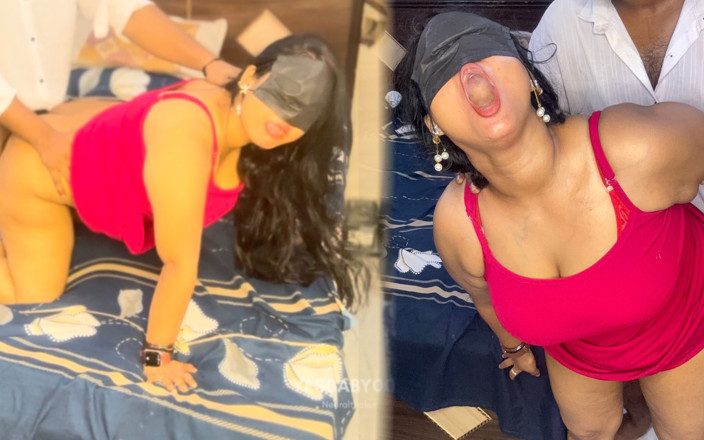 TactfulFiber902: Blindfolded Hot Indian Wife Kitchen Sex with Husband Hardcore Blindfold...