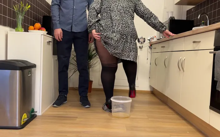 OurFetishLife: Mother-in-law Took My Urine and Masturbates While Bending Over in...