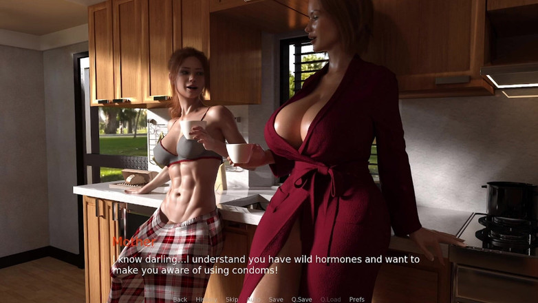 AVN teller - trans: 밀프 브리더 - 내 거대한 후타 자지와 사랑에 젖은 거유 교사