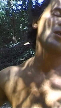 Threesome Sex in Park with a Nymphomaniac Girl Who Takes and Sucks Cocks with Pleasure