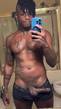 Big Black Dick Swinging