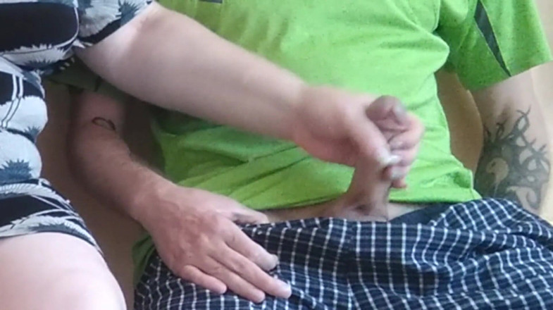 Zona901: Fingering my cock making me cum #2