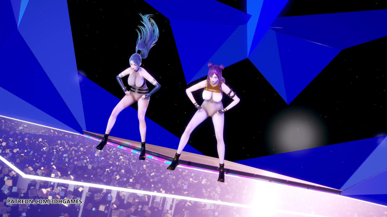 3D-Hentai Games: [MMD] (G)I-DLE - latata kaisa efsanelerin ateşli striptiz ligi kda 4k 60 fps