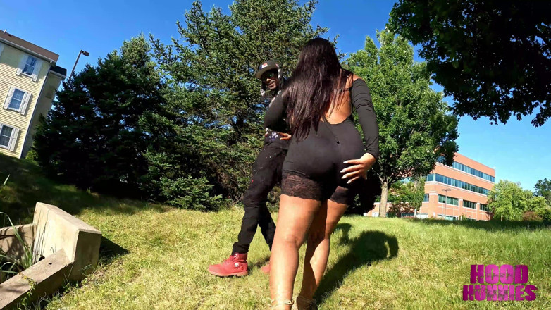 Hood Hunnies: Hood Booty Lacey Gets Her Pussy Beat Down by BBC