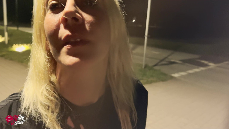 Miley Weasel: Horny Slut Fucked in the Middle of the Train Station!!