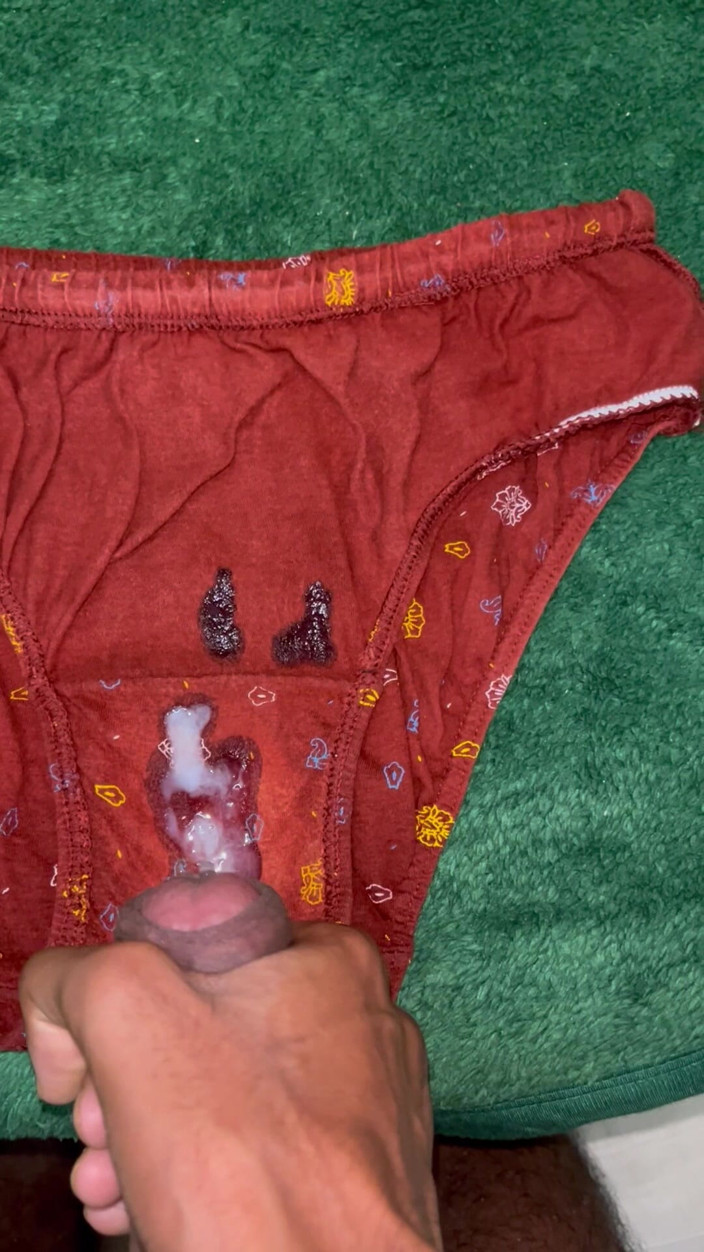 Cumlover35804: Got Rid of the Stress by Masturbating Shakutla Dirty Panties