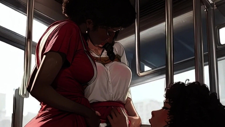 Spicy Toons: Spicy toons: tante seksi ini dientot habis-habisan sama kontol raksasa