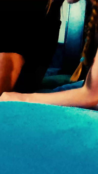 Heißer blowjob von Nerdy college-schlampe reese robbins