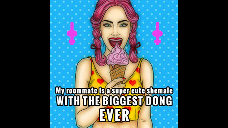 Shemale Domination: 仅限音频 - 我的室友是一个超级可爱的人妖，拥有有史以来最大的鸡巴