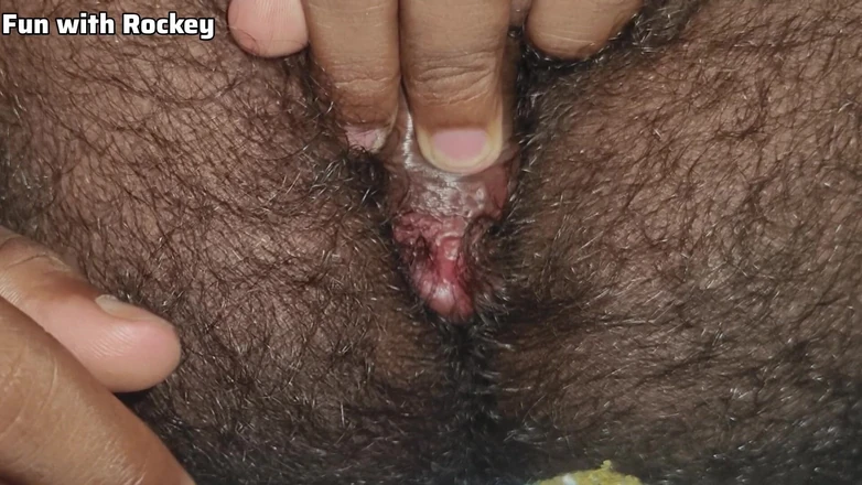 Fun_with_Rockey: Self Anal Sex by Self Cock.