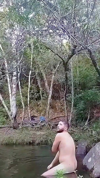 I Went to the Waterfall and Showed off Before Someone Came and Caught Me.