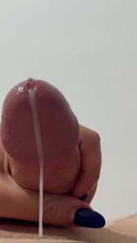 My Korean Stepmother Give Me Birthday Gift with Amazing Handjob with Cum Shut