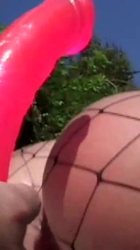 Flick Shagwell & Riley Roberts Lesbo Slicka dubbla dildos