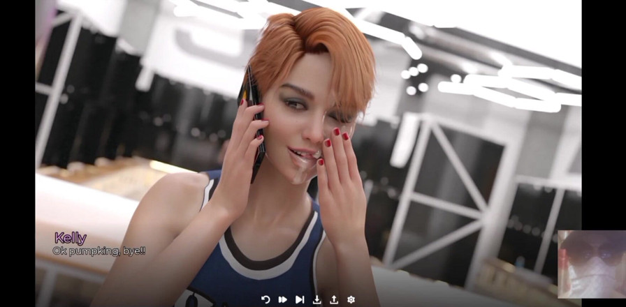 Dark Sam: 가장 친한 친구와 전화하는 동안 BF에서 바람을 피우는 귀여운 십대 소녀!