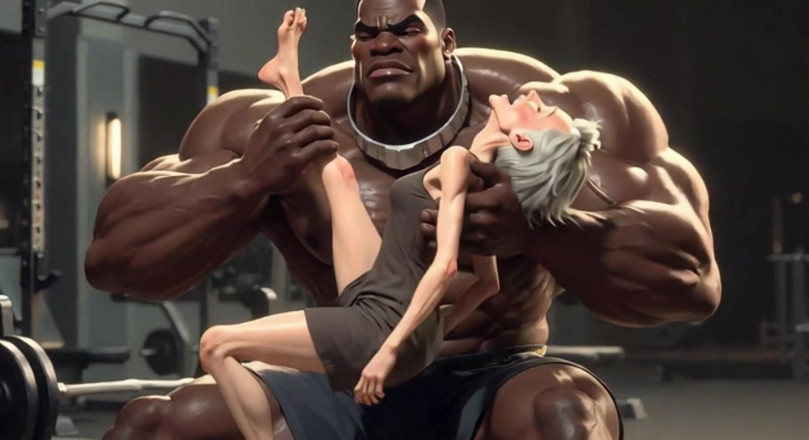 Anime Hentai: Nenek mengerang dalam kenikmatan - pria kulit hitam yang kuat mengisap...