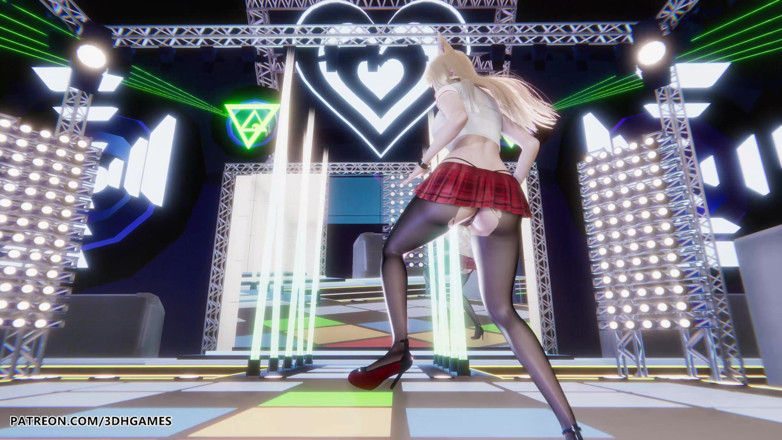 3D-Hentai Games: I Ren - culo - Ahri sexy spogliarello