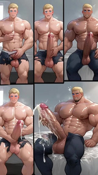 Solo Huge Cock Gay Cum