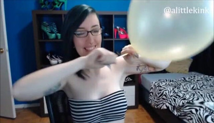 Miss Faith Rae: Balloon blowing