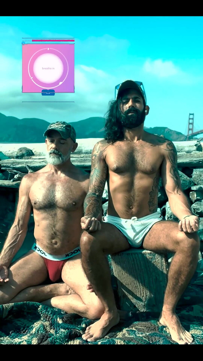 Tantric Fitness: Strand mit meinem freund