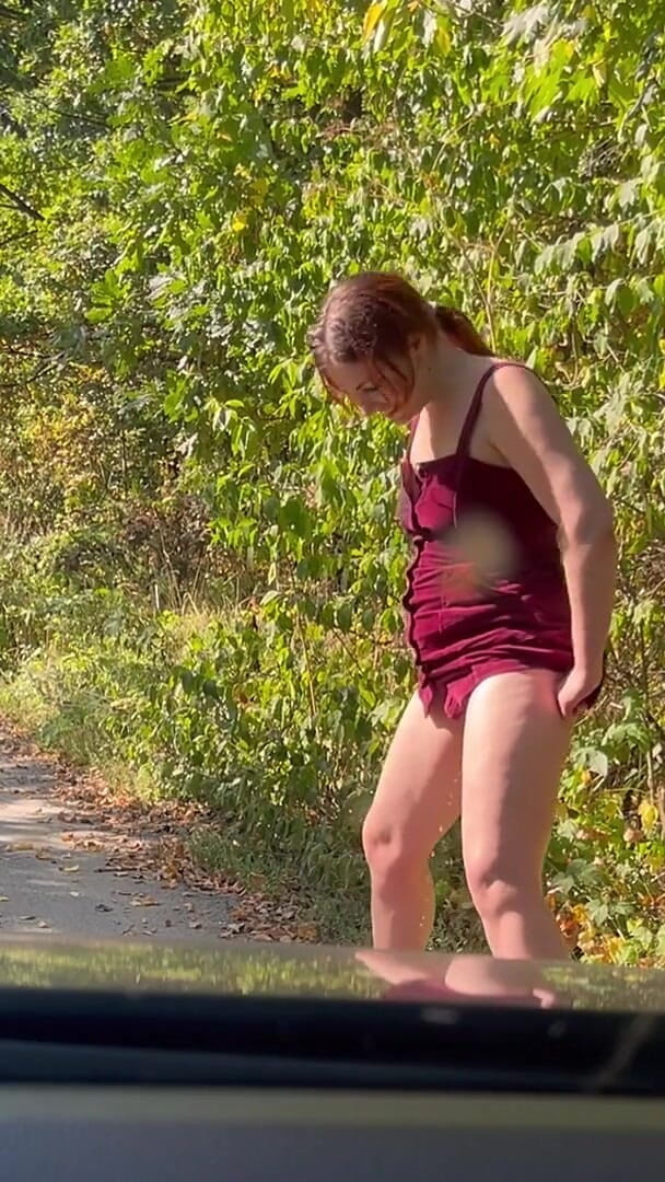 Pissed on the Road Side and Caught by Next Car (Elena917 studio) Pissed on the Road Side and Caught by Next Car (Elena917 studio)