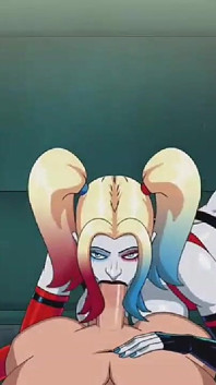 Harley Quinn Sucking and Riding Dick