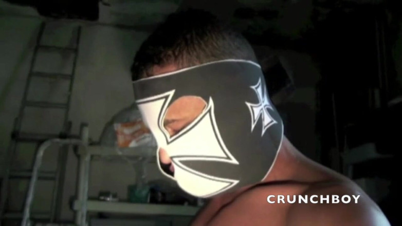 STRAIGHT BOY CURIOUS: Latino twink fucked by amazing latino xxl cock with mask