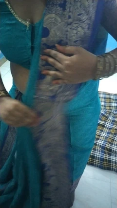 Sari sexy purtând