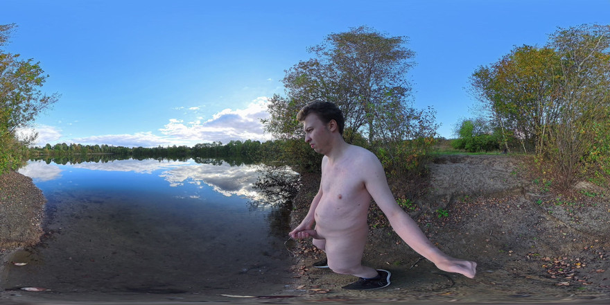 Outdoorboy5: 在湖边完全赤身裸体的青少年