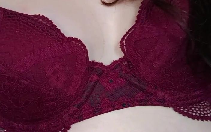 Candy Camille: Amadora petite girl lingerie try-on