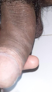 Peebathroom Desi Man Black Big Cock Closeup