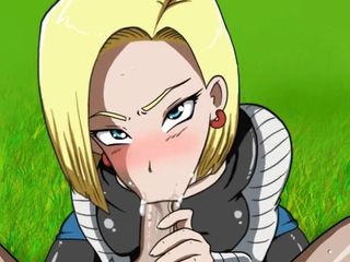 Miss Kitty 2K: Dragonballs Android 18 - POV Real Blowjob by Misskitty2k Gameplay