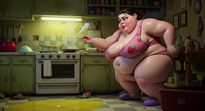 YOUR BEST FANTASY: Fumante grávida gordinha mija no chão - tesão com barriga maciça