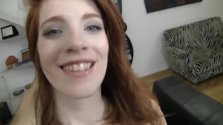 Rocco Siffredi porn: Ginger babe is pleasuring rocco's cock in POV
