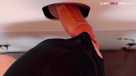 He Came Back Hungry - Young Farmer’s Fat Cock Throbs at the Gloryhole Again