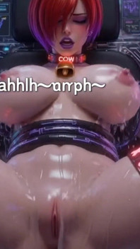 Vanessa Kof Cyberpunk Cow Slave - Cables Squeezing Huge Tits & Big Butt Episode 1