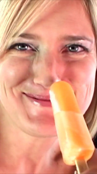 Pop the Sicle - Busty Blonde MILF with Insatiable Oral Fixation