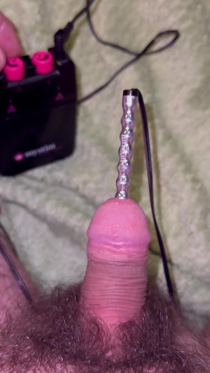 Bob shagwell: Extra Uretral Stimulation with Beaded Sound Deep in My Cock