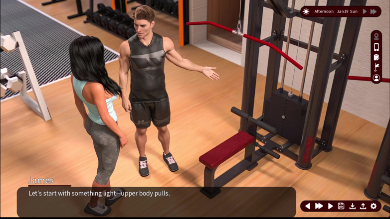 Johannes Gaming: Sussurre di desiderio - Faithfull path 8 Siamo andati in palestra e...