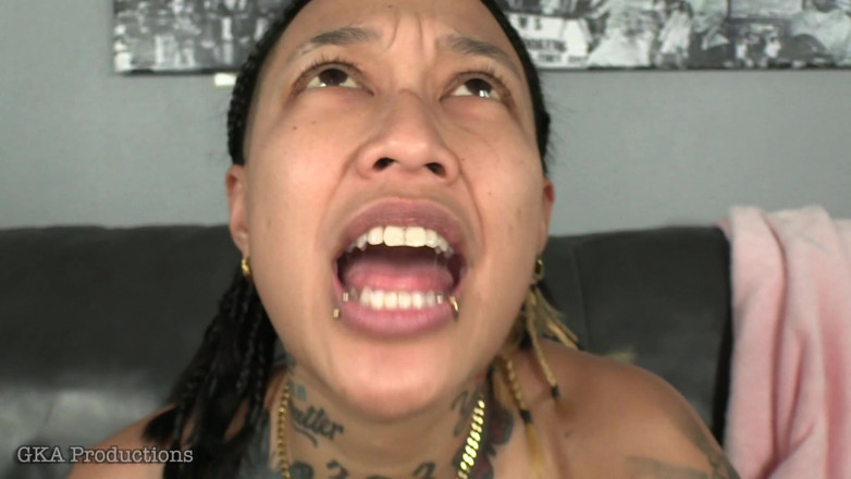 Ginary's Kinky Productions: Remy Mouth Tease Tiny Cracker Crumbs and Commands