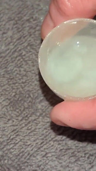 Closeup Hole Leaking and Swallowing Cum Dressed in Lingerie Stocking Filling Cup and Swallowing Own Sperm Wanking Uncut