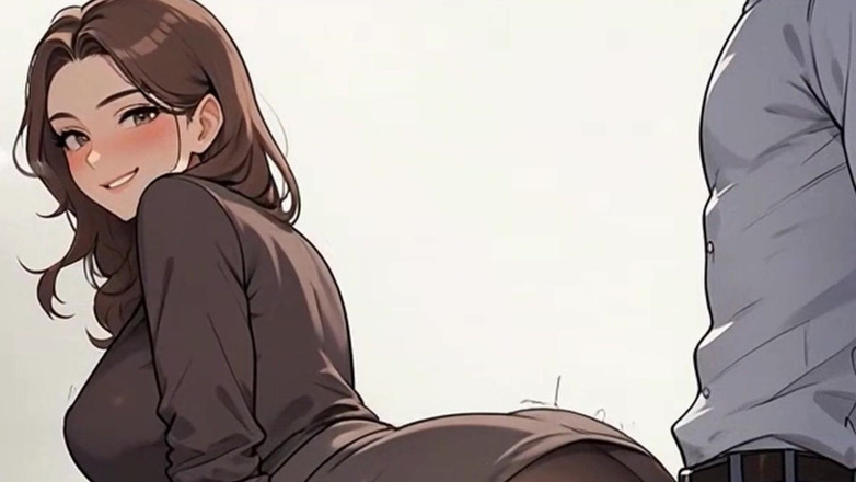 Aiwaifuloops: Waifu sekretärin pOV - büro-nahaufnahme necken